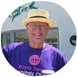 Roger outside the Fern Centre
