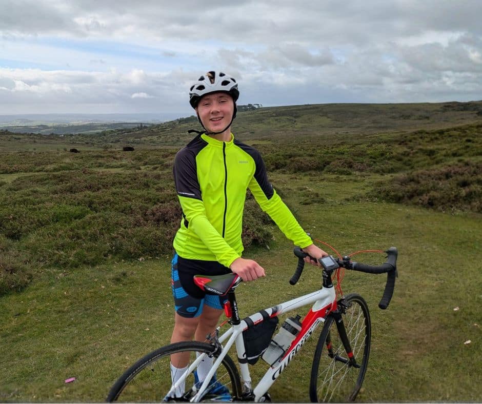 Josh Parnell, 15, from Exmouth hopes to cycle 600 miles in 6 weeks to support other young people with Type 1 Diabetes.