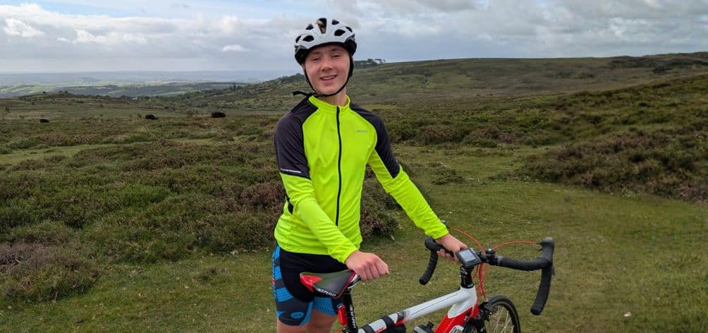 Josh Parnell, 15, from Exmouth hopes to cycle 600 miles in 6 weeks to support other young people with Type 1 Diabetes.