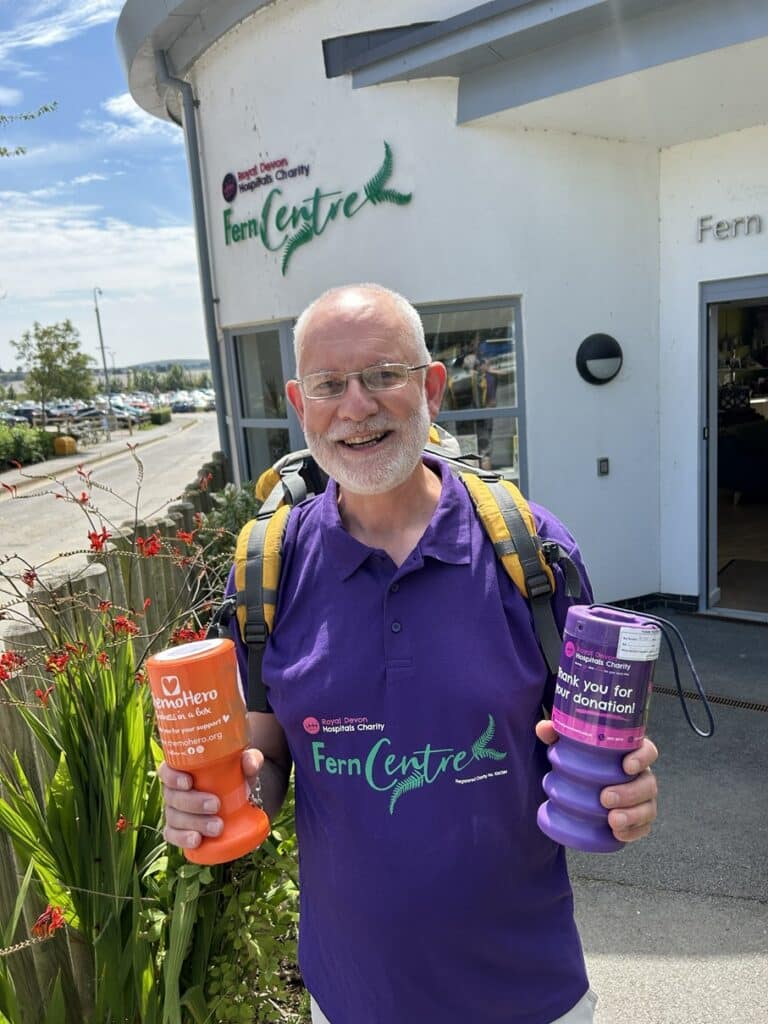 Fern Centre counsellor Paul Butler is pictured outside the Fern Centre